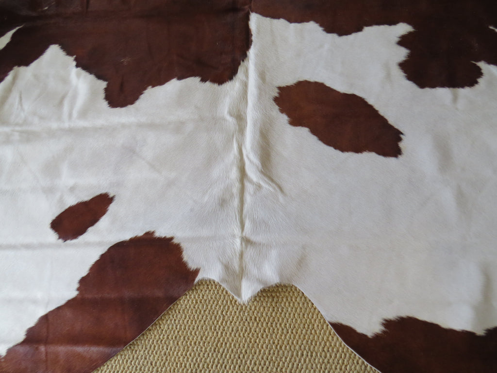 Super Cowhide Copper Brown + White Coastal Cowhides