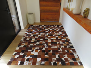 Patchwork Rectangle Rug - Tri-Colour Large - ONLY ONE IN STOCK