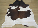 Cowhide Medium  - Chocolate Brown + White