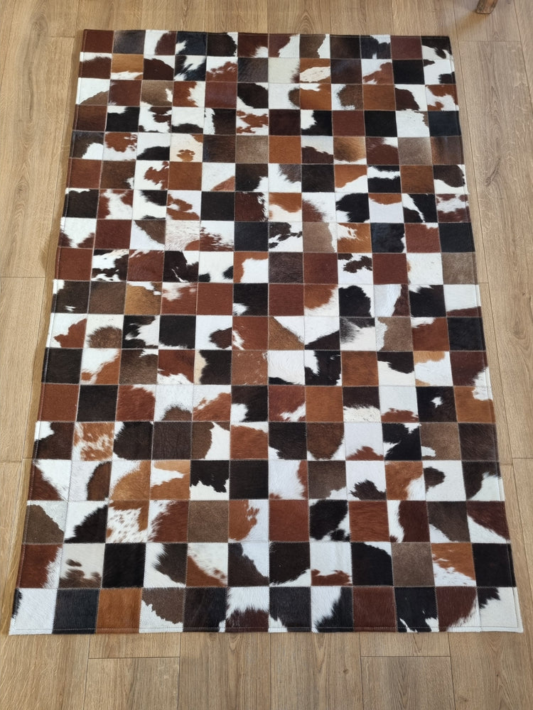 Patchwork Rectangle Rug - Tri-Colour Medium - ONE IN STOCK