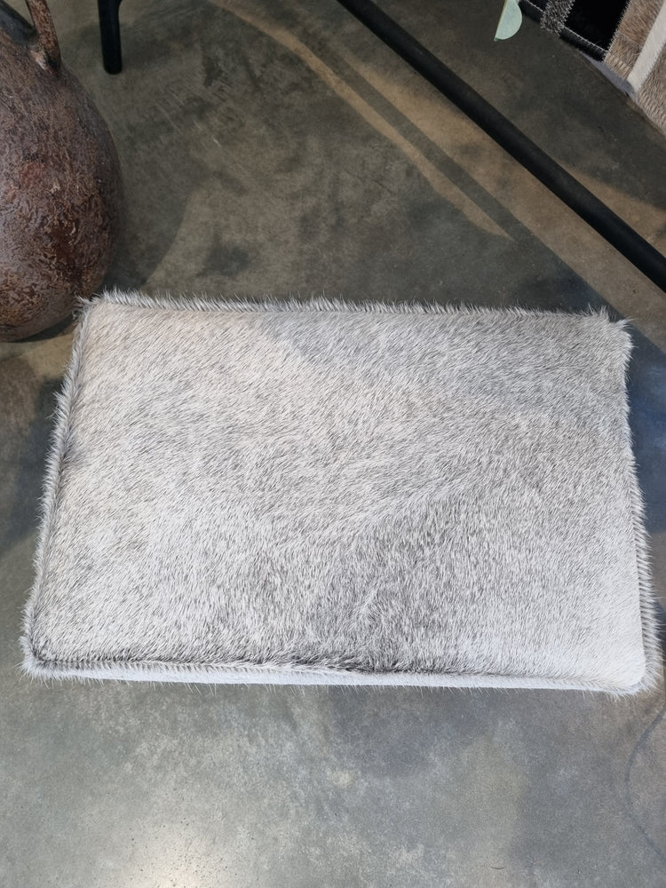 All Grey Angled Leg Footstool X
