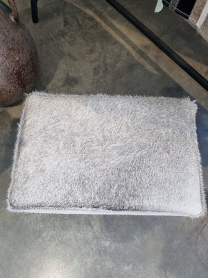 All Grey Angled Leg Footstool X