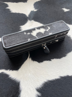 Black + White Hair Straightener Case