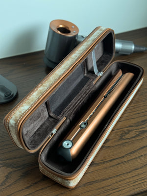 All Tan Hair Straightener Case