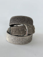 Cowhide Belt - Grey