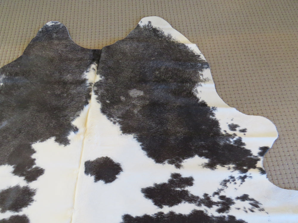 Large Cowhide - Black and White Slate