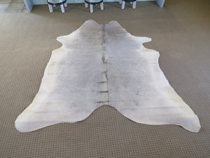 Large Cowhide - Grey White