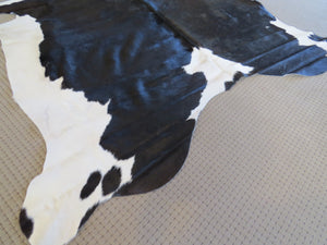 Large Cowhide - Black Brown + White