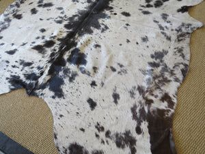 Large Cowhide - Black + White Salt & Pepper (Speckled Park)