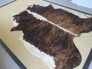 Large Cowhide - Dark Brindle