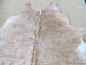 Large Cowhide - Champagne + White