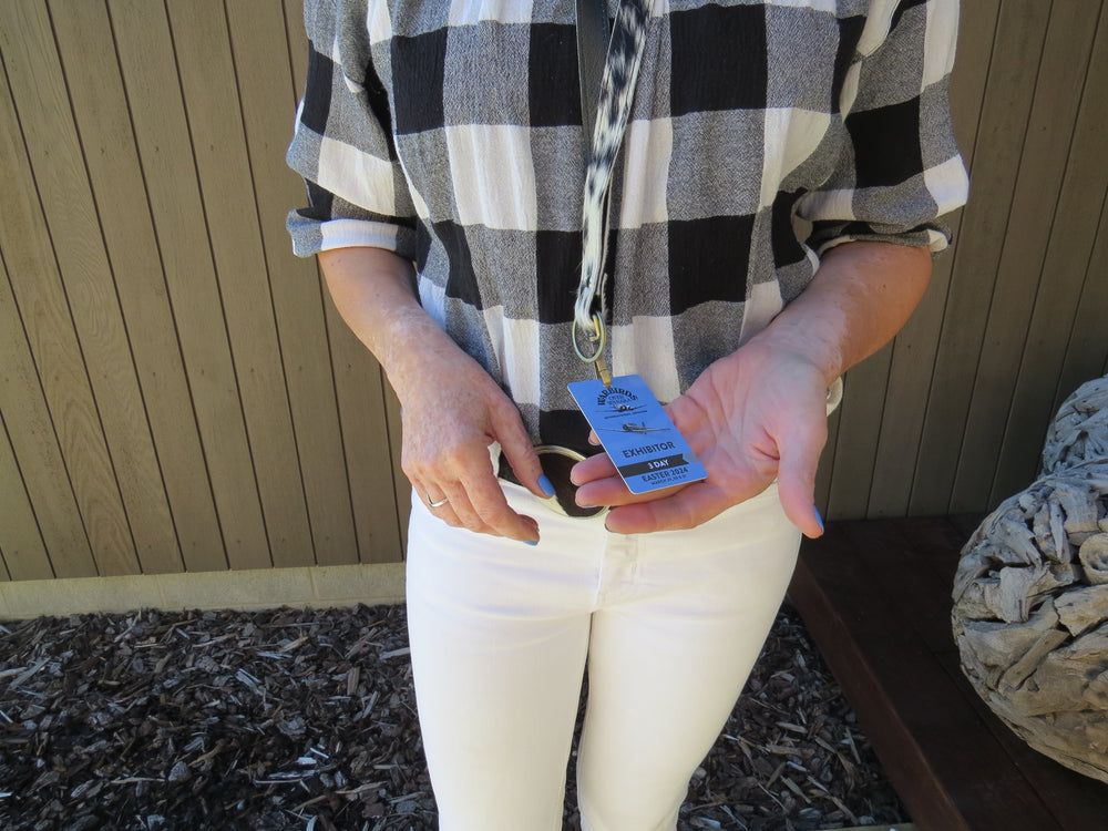 Cowhide Lanyard