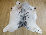 Large Cowhide - Black and White Salt + Pepper - SKU 9023