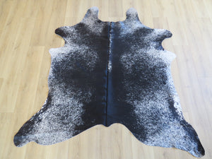 Cowhide Medium  - Black & White salt + pepper