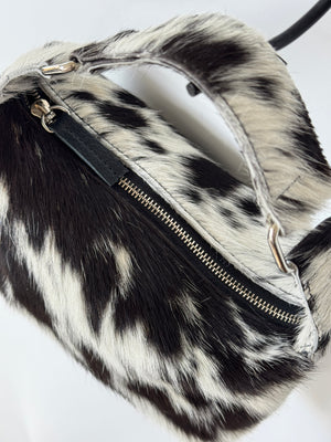 The Mini  - Black + White Dappled