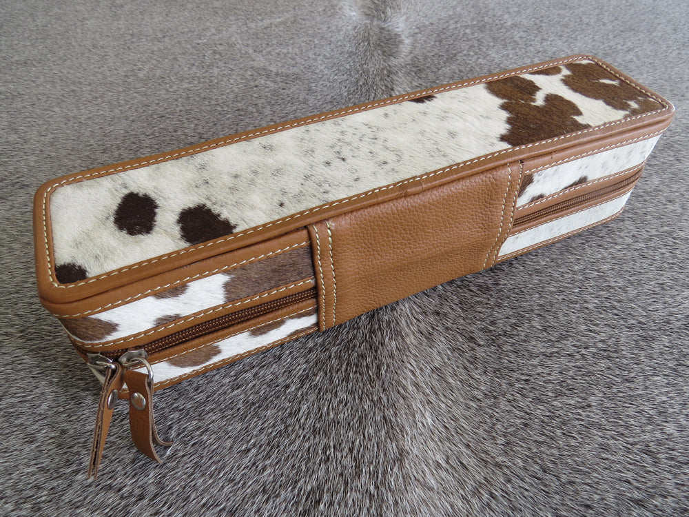 Tan + White Bold Hair Straightener Case