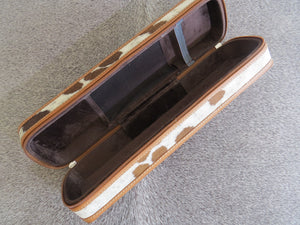 Tan + White Bold Hair Straightener Case