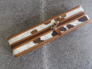 Tan + White Bold Hair Straightener Case