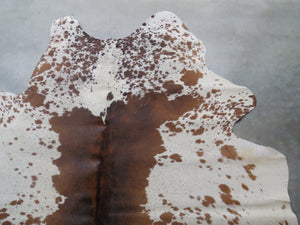 Cowhide Medium  SKU 255 - Tan + White Speckled