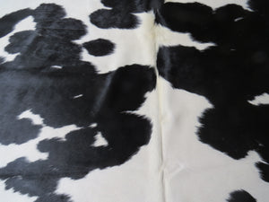 Cowhide Medium SKU 244  - Black & White