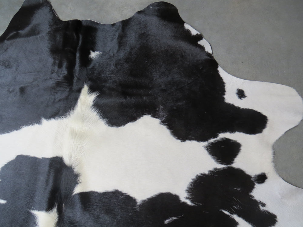 Cowhide Medium SKU 244  - Black & White