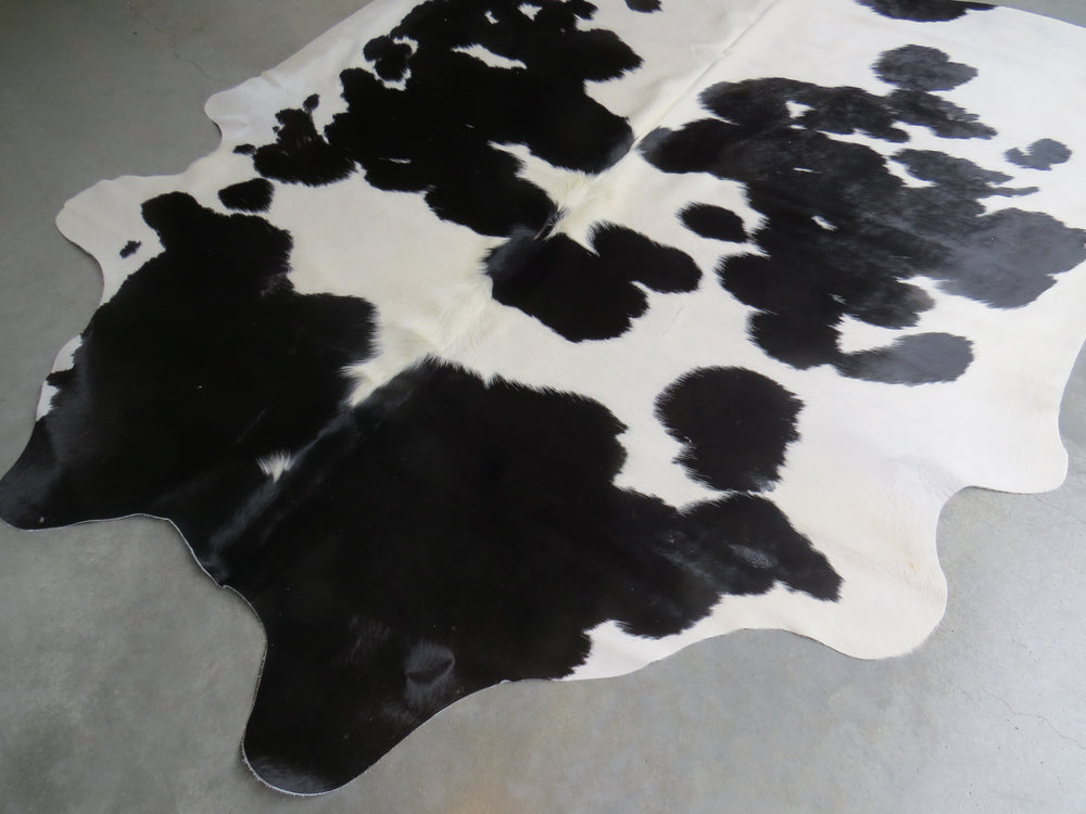 Cowhide Medium SKU 244  - Black & White