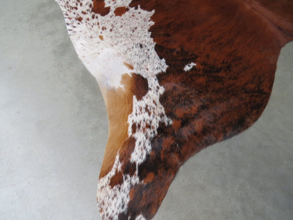 Cowhide Medium SKU 249  - Red Black Brindle