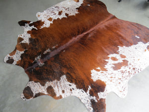 Cowhide Medium SKU 249  - Red Black Brindle