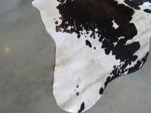 Cowhide Medium SKU 253  - Red Black Scattered