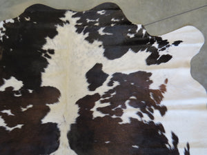 Cowhide Medium SKU 253  - Red Black Scattered