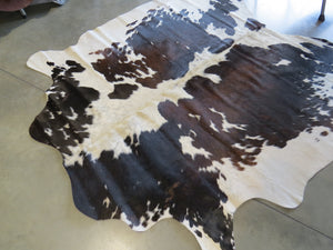 Cowhide Medium SKU 253  - Red Black Scattered