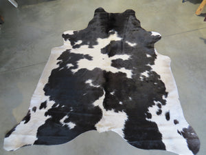 Cowhide Medium SKU 254  - Black & White