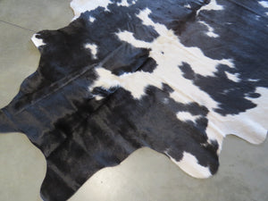 Cowhide Medium SKU 254  - Black & White