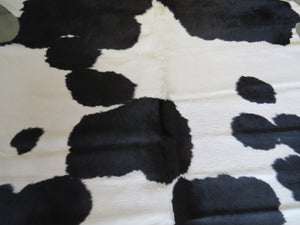 Cowhide Medium SKU 240A  - Black & White