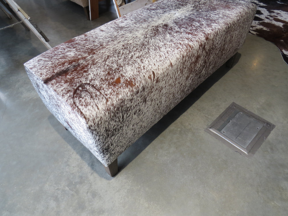 Coco Brown + White Speckle Lifestyle Bench (unique brand)  - IN STOCK