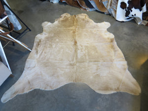 Premium Large Cowhide - Champagne - SKU 9255a