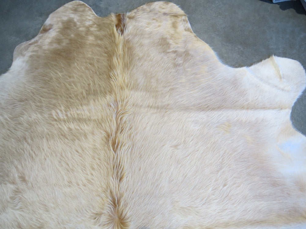 Premium Large Cowhide - Champagne - SKU 9255a