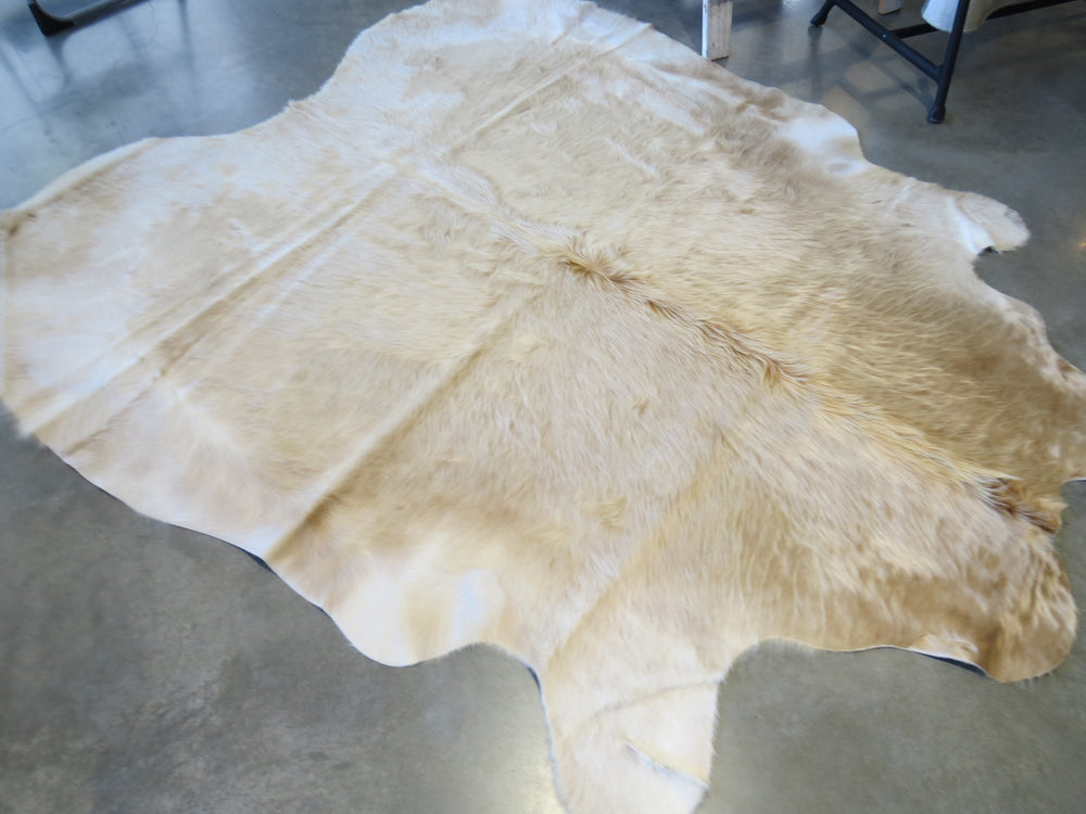 Premium Large Cowhide - Champagne - SKU 9255a