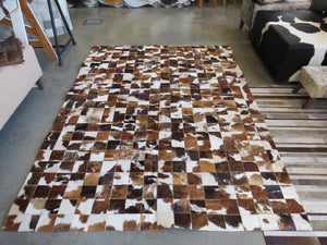 Patchwork Rectangle Rug - Tri-Colour Large - SOLD OUT BUT CONTACT US TO ORDER