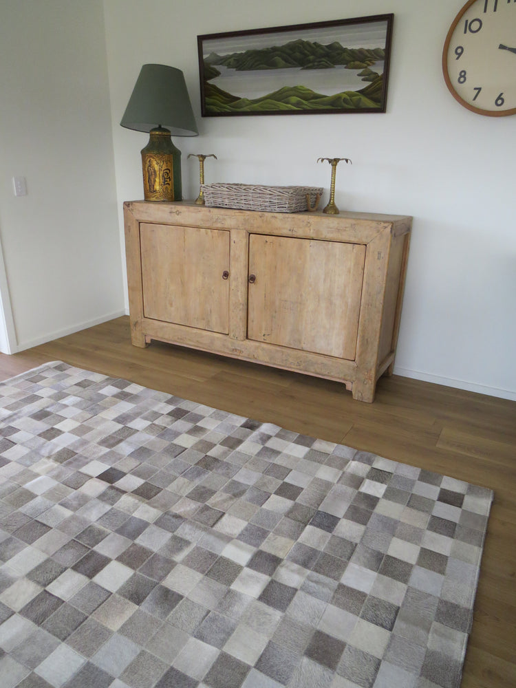 Patchwork Rectangle Rug - Grey Extra Large 9.18sqm2 TWO IN STOCK