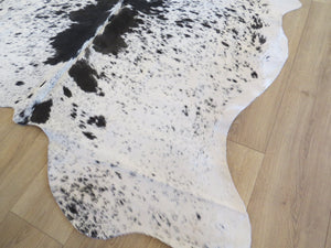 Large Cowhide - Black + White Speckle (Speckle Park) - SKU 9495