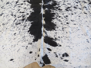 Large Cowhide - Black + White Speckle (Speckle Park) - SKU 9495