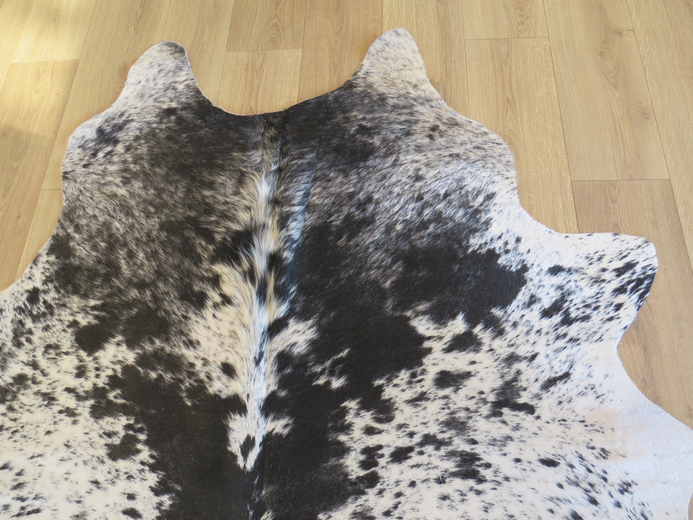 Large Cowhide - Black + White Speckle (Speckle Park) - SKU 9495
