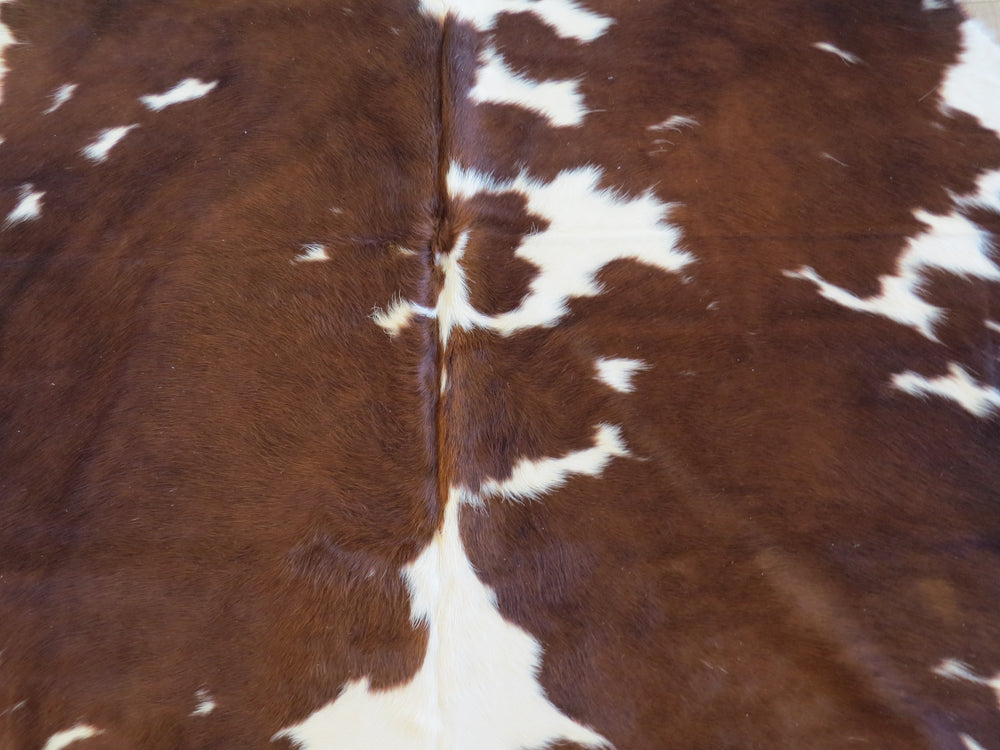 Large Cowhide - Copper Brown Tri Colour- SKU 9490