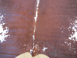 Large Cowhide - Rhone Brown + White - SKU 9491
