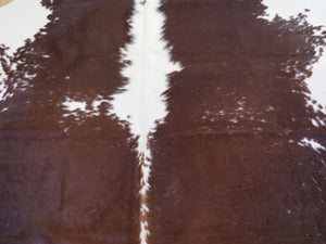 Large Cowhide - Rhone Brown + White - SKU 9491