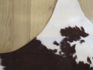 Large Cowhide - Rhone Brown + White - SKU 9491