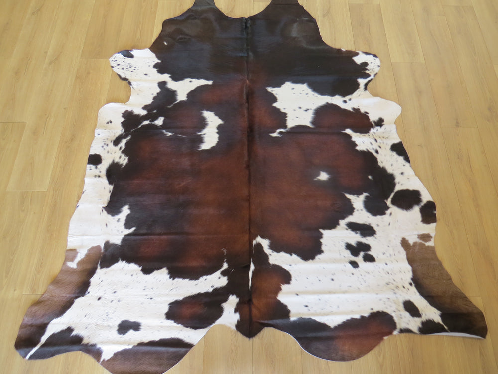 Large Cowhide - Red Black Dappled - SKU 2431