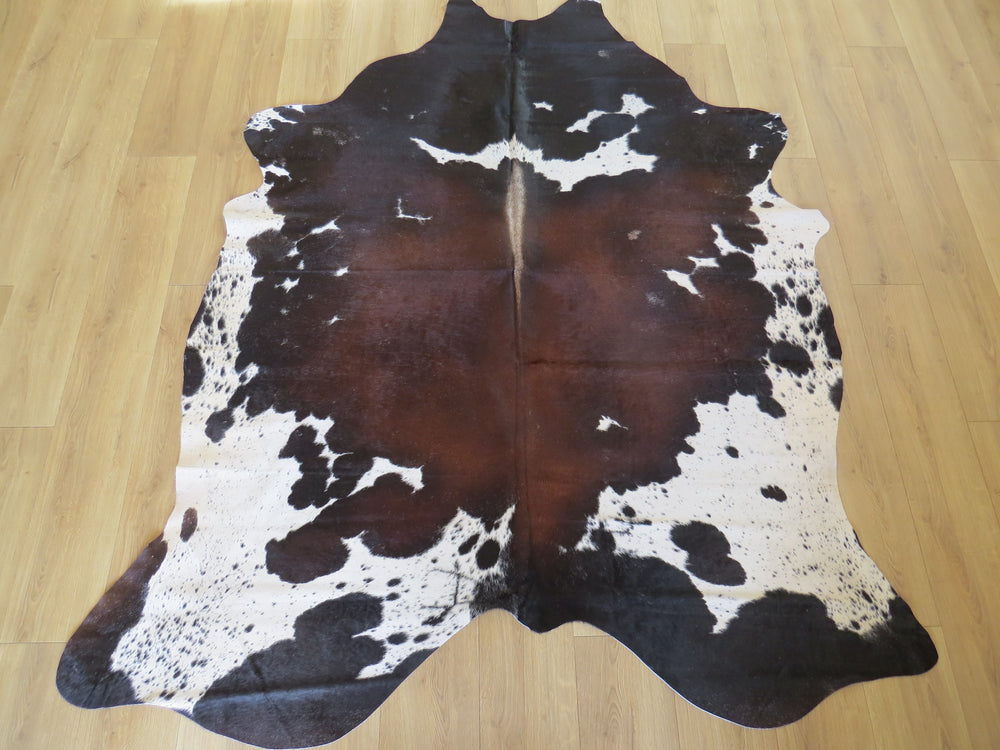 Large Cowhide - Red Black Dappled - SKU 9501