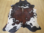 Large Cowhide - Red Black Dappled - SKU 9501